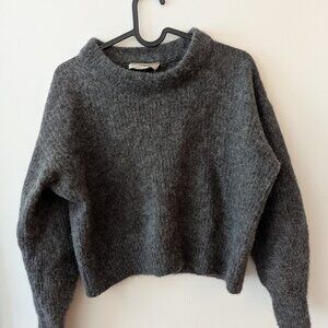 Everlane Gray Alpaca Crew Sweater Women's Sz S